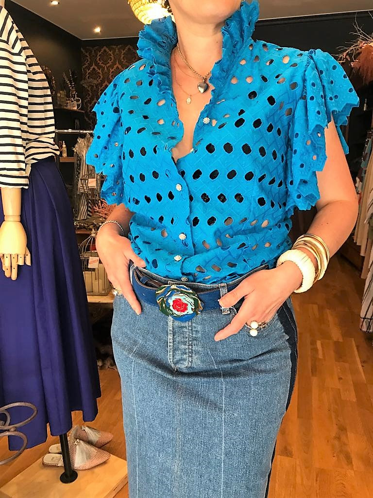 VIOLETT Broderie Bleue - Collection MA REINE