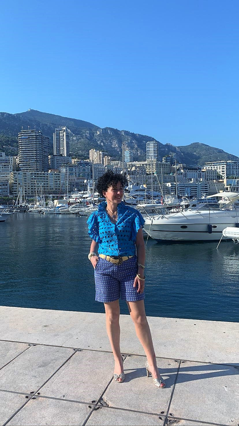 VIOLETT Broderie Bleue - Collection MA REINE
