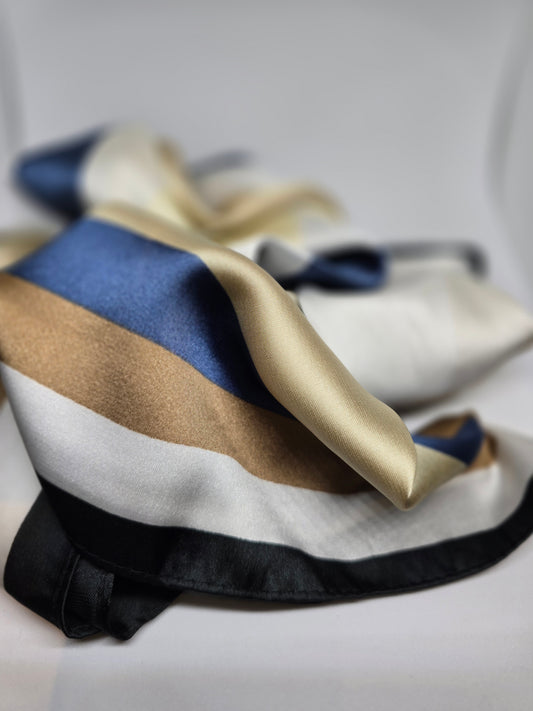 Foulard automnal BLEU