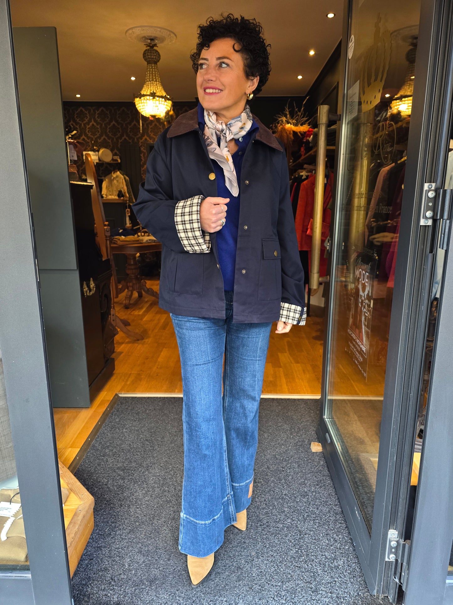 Veste trench SARAH Navy