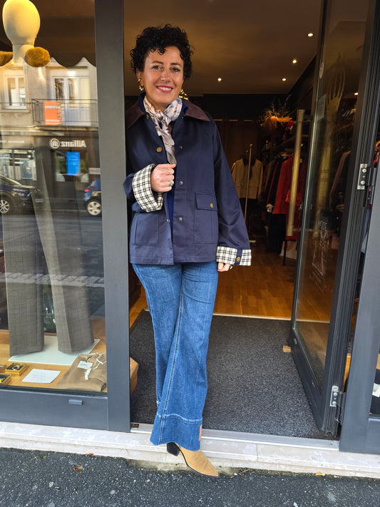 Veste trench SARAH Navy