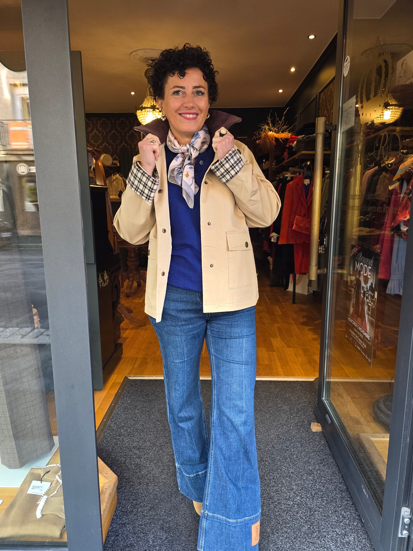 Veste trench SARAH Beige