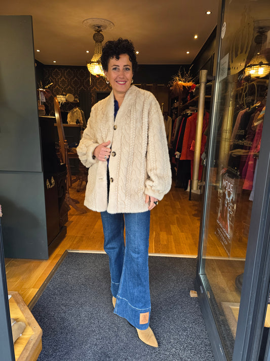 Veste mi-longue doudou