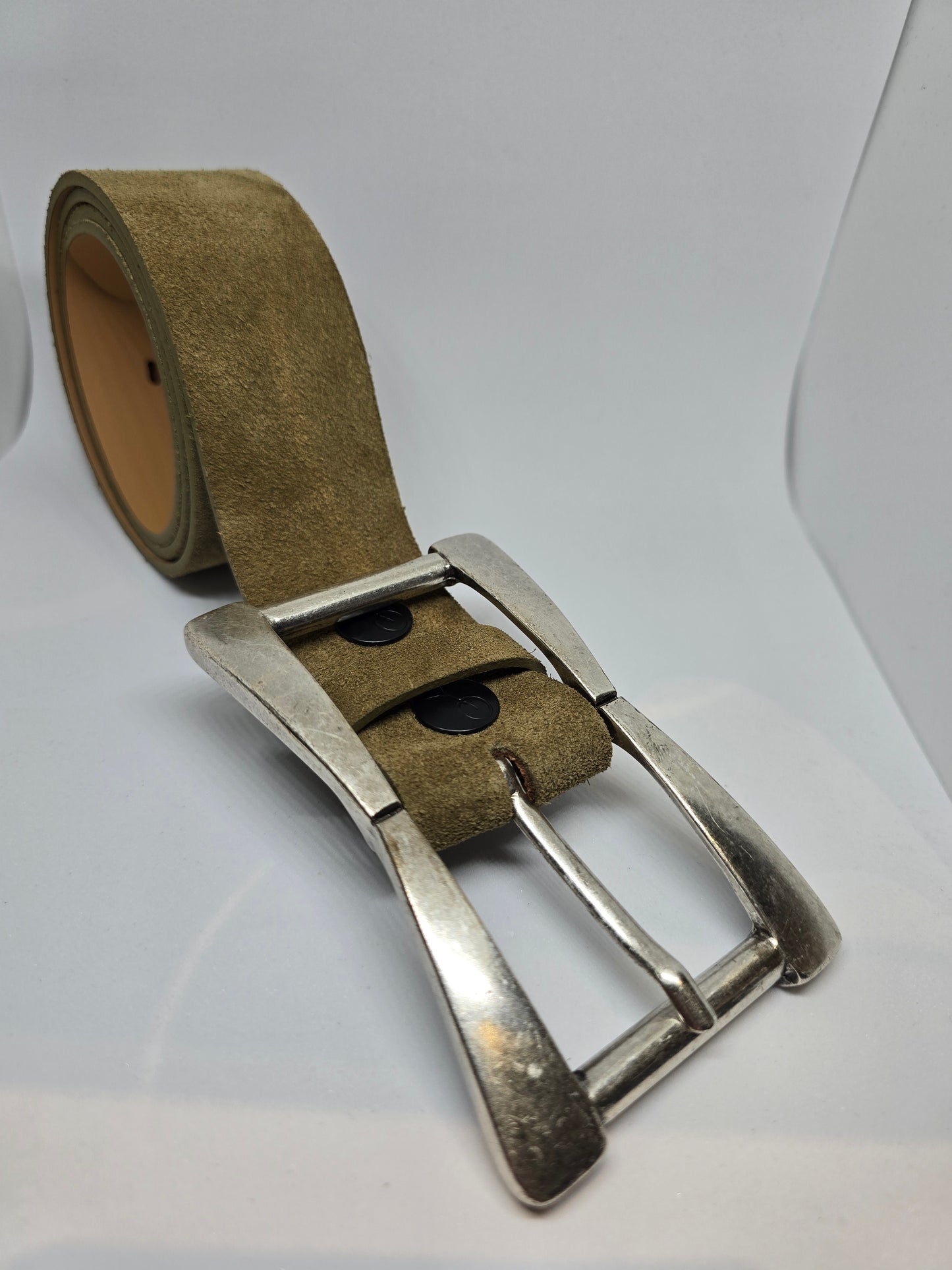 Ceinture Beige effet daim