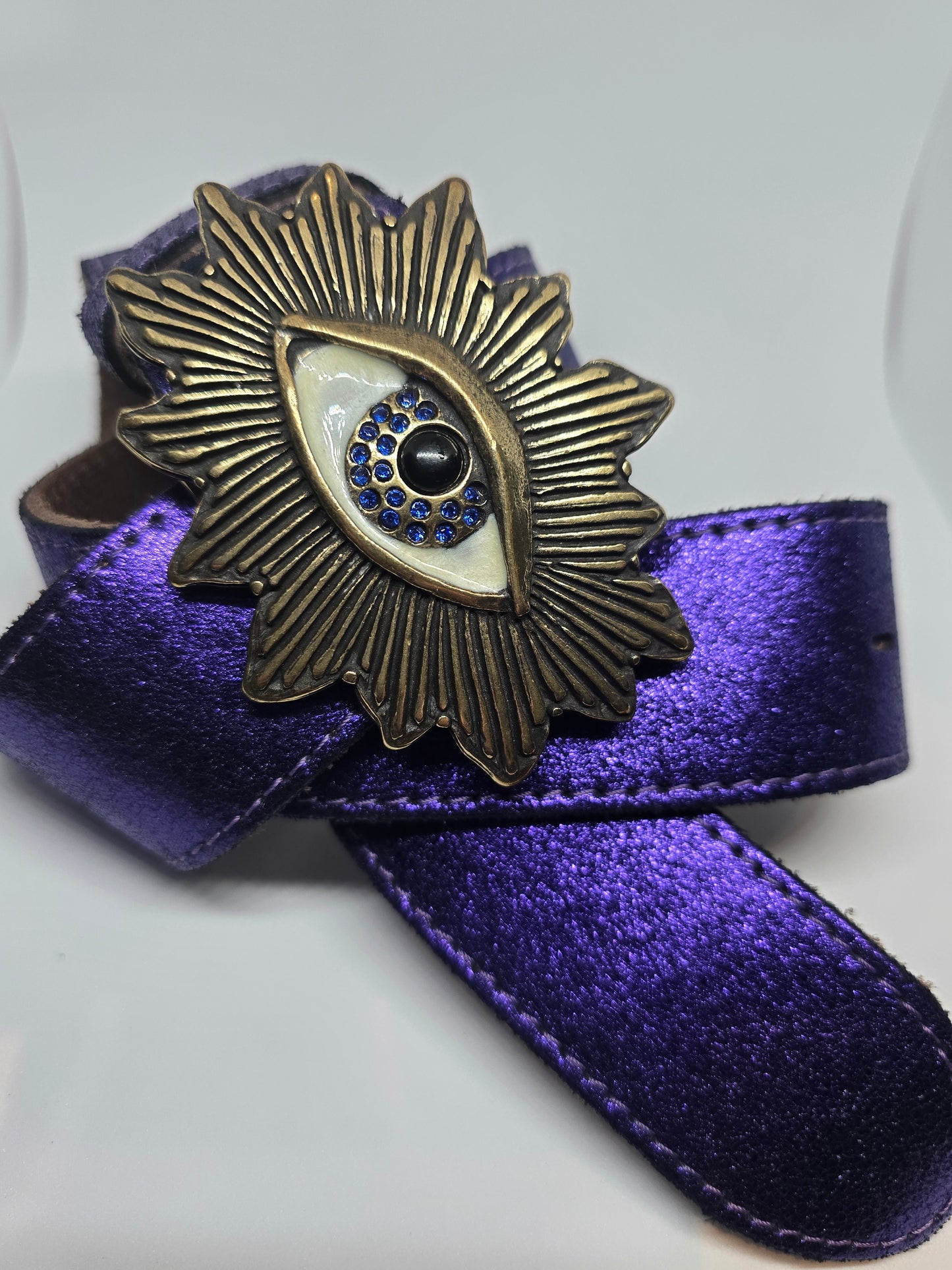 Ceinture laminati violette