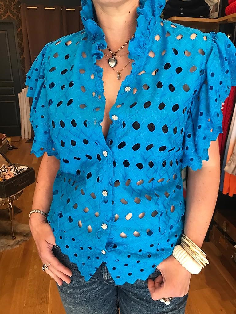 VIOLETT Broderie Bleue - Collection MA REINE