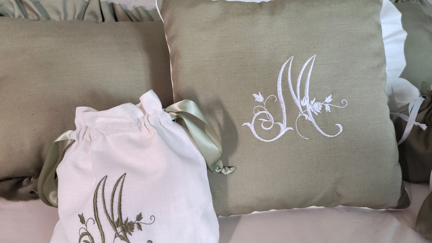 Coussin O TEMPS SUSPENDU - MA REINE - Edition limitée - Fabriqué en France