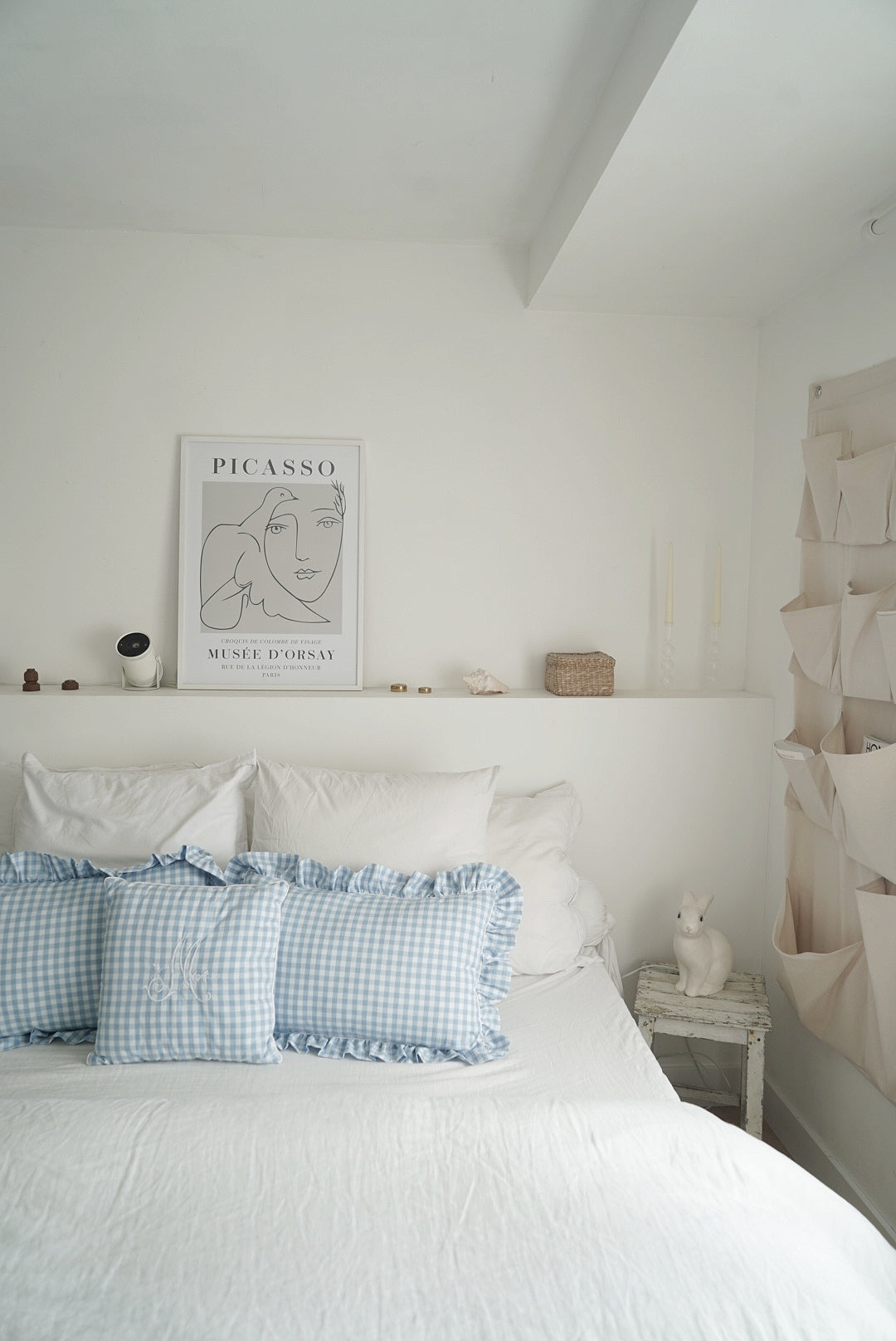 Coussin UN DIMANCHE A LA CAMPAGNE - MA REINE - Fabriqué en France