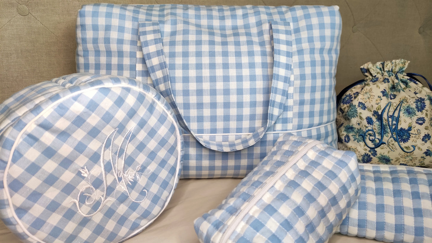 Sac week-end UN DIMANCHE A LA CAMPAGNE - MA REINE - Fabriqué en France