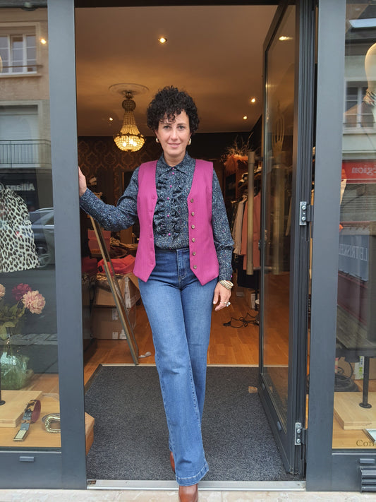 Chemisier LILA - MA REINE - Edition limitée - Fabriqué en France
