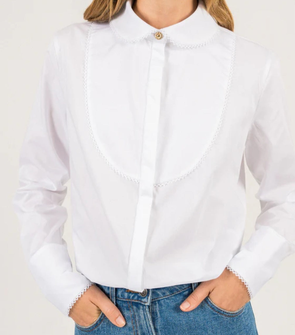 Chemiser PLUME - Collection MA REINE & SAINT-JAMES