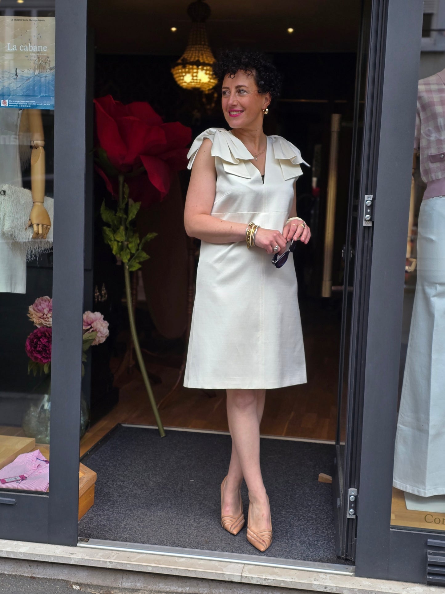 REMARQUABLE La petite robe Craie- Collection Prêt-à-Porter