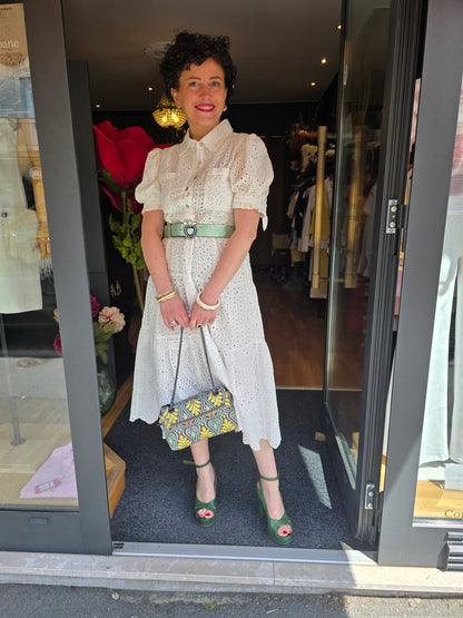 Robe broderie anglaise blanche