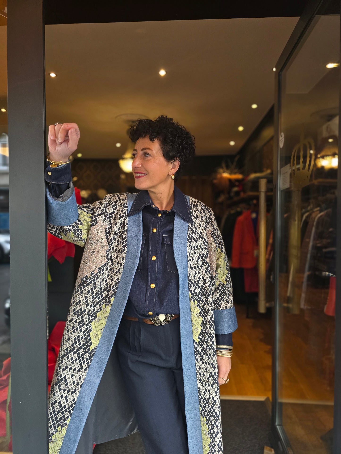 Veste Kimono japonisante - MA REINE Signature - Fabrication française