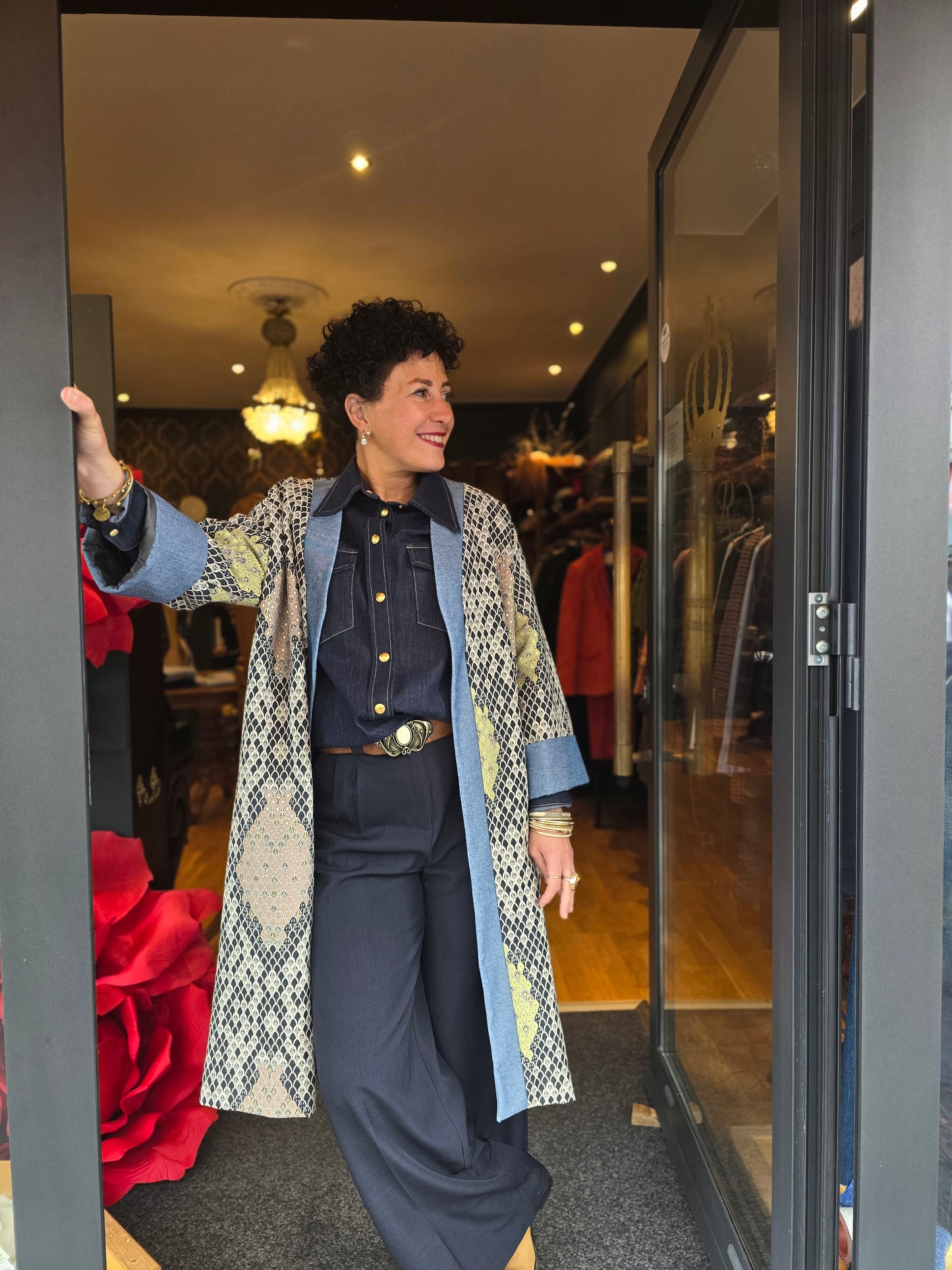 Veste Kimono japonisante - MA REINE Signature - Fabrication française