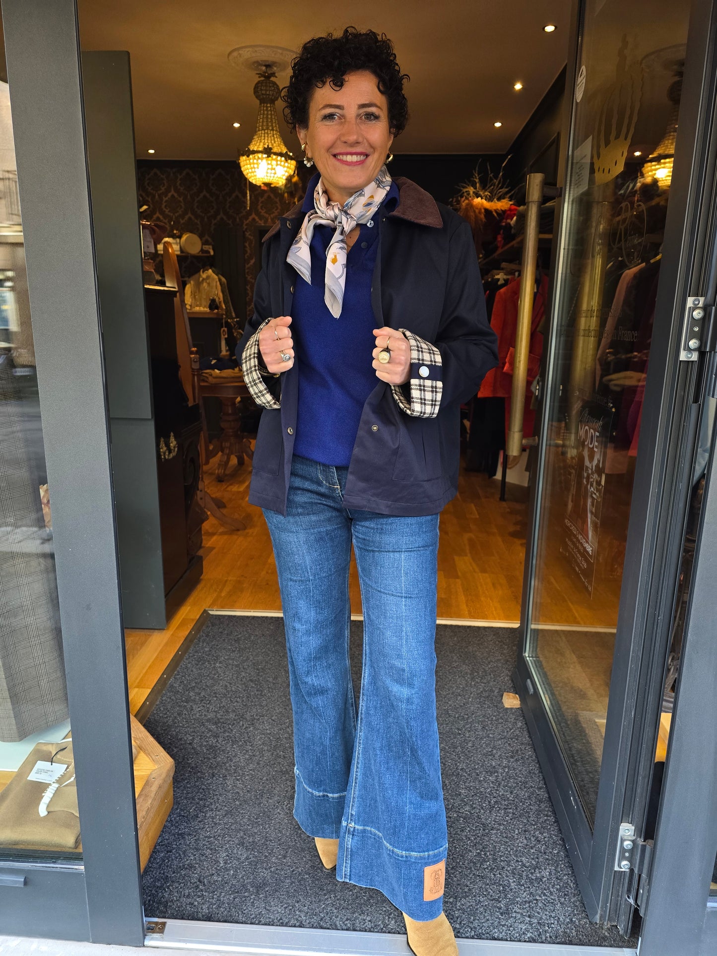 Veste trench SARAH Navy