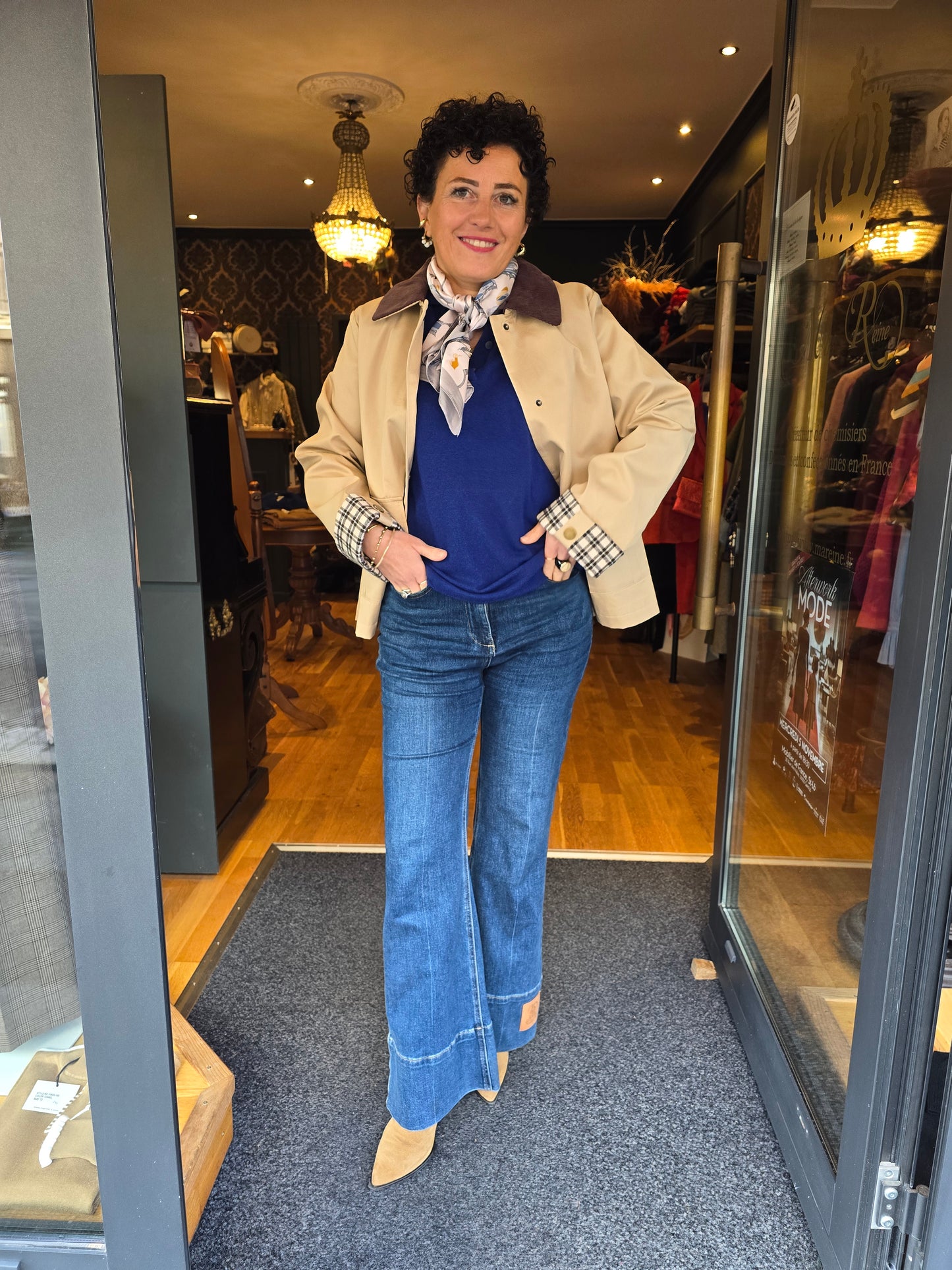 Veste trench SARAH Beige