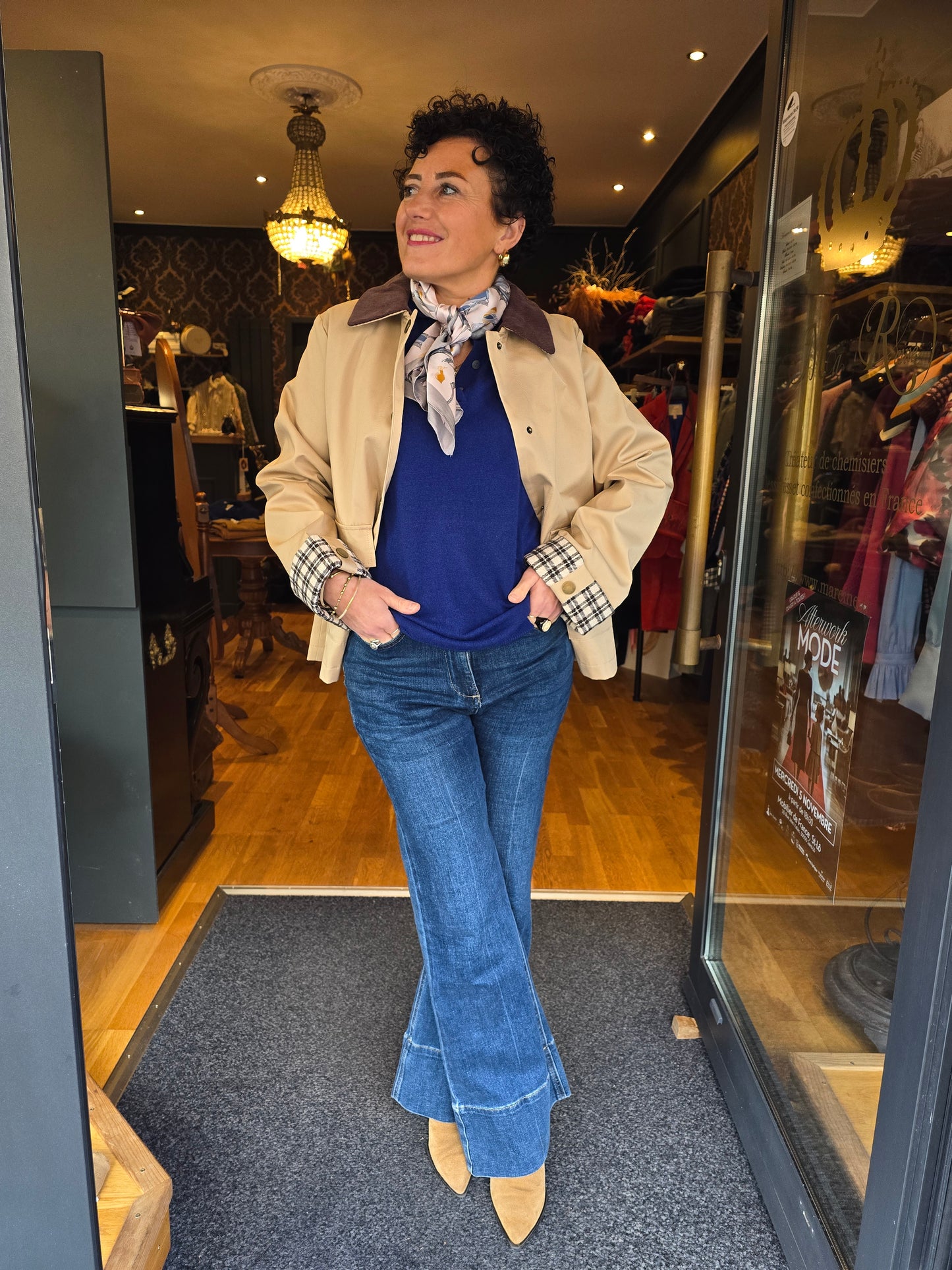 Veste trench SARAH Beige