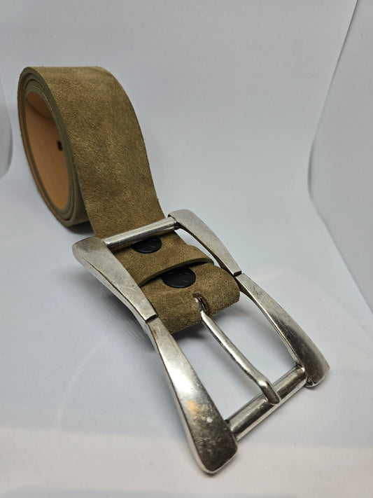 Ceinture Beige effet daim
