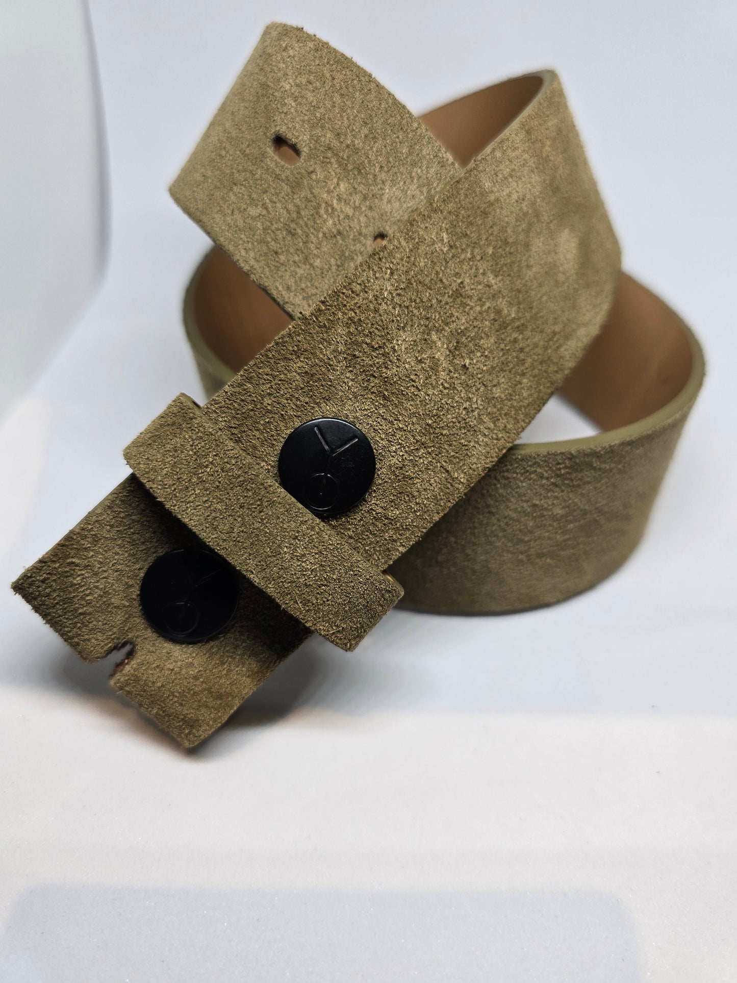 Ceinture Beige effet daim