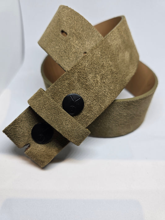 Ceinture Beige effet daim