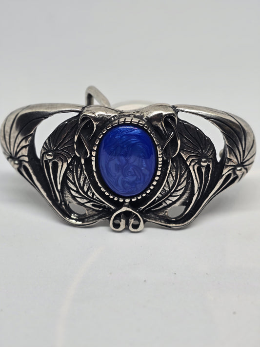 Boucle ART DECO bleue