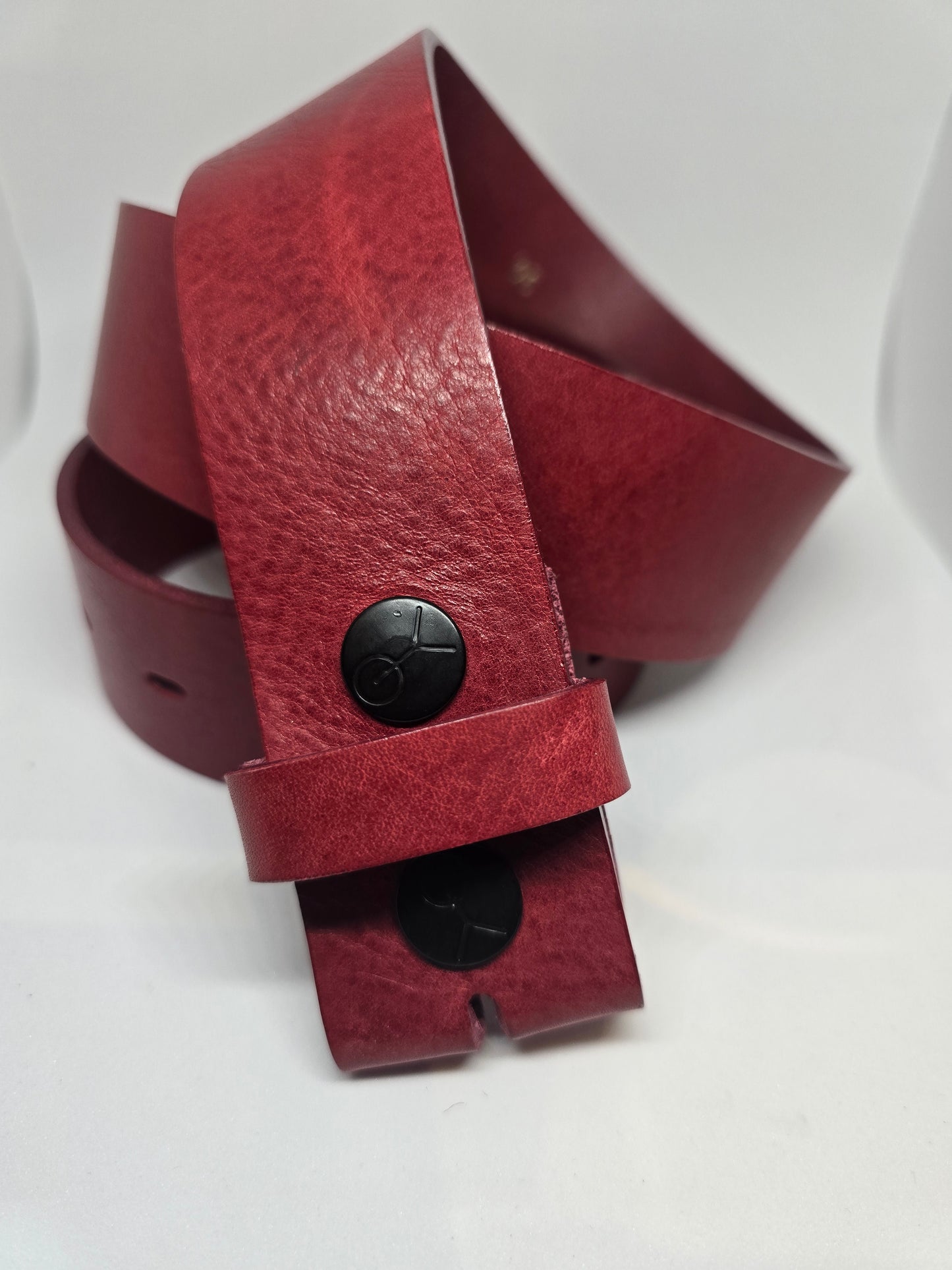 Ceinture rouge grenat