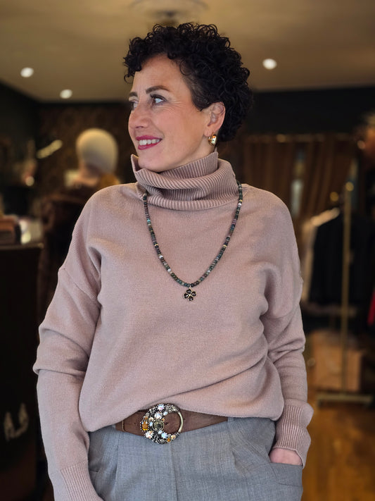 Pull  col roulé Camel - Prêt-à-Porter