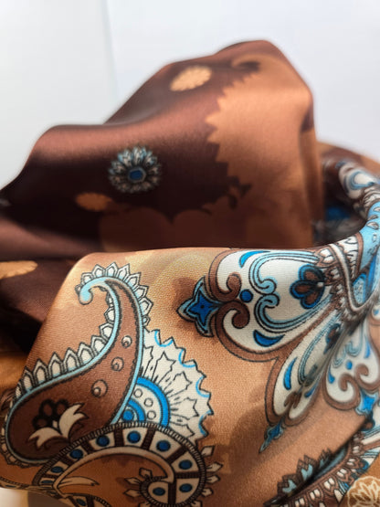 Foulard marron