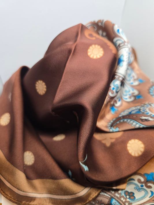 Foulard marron