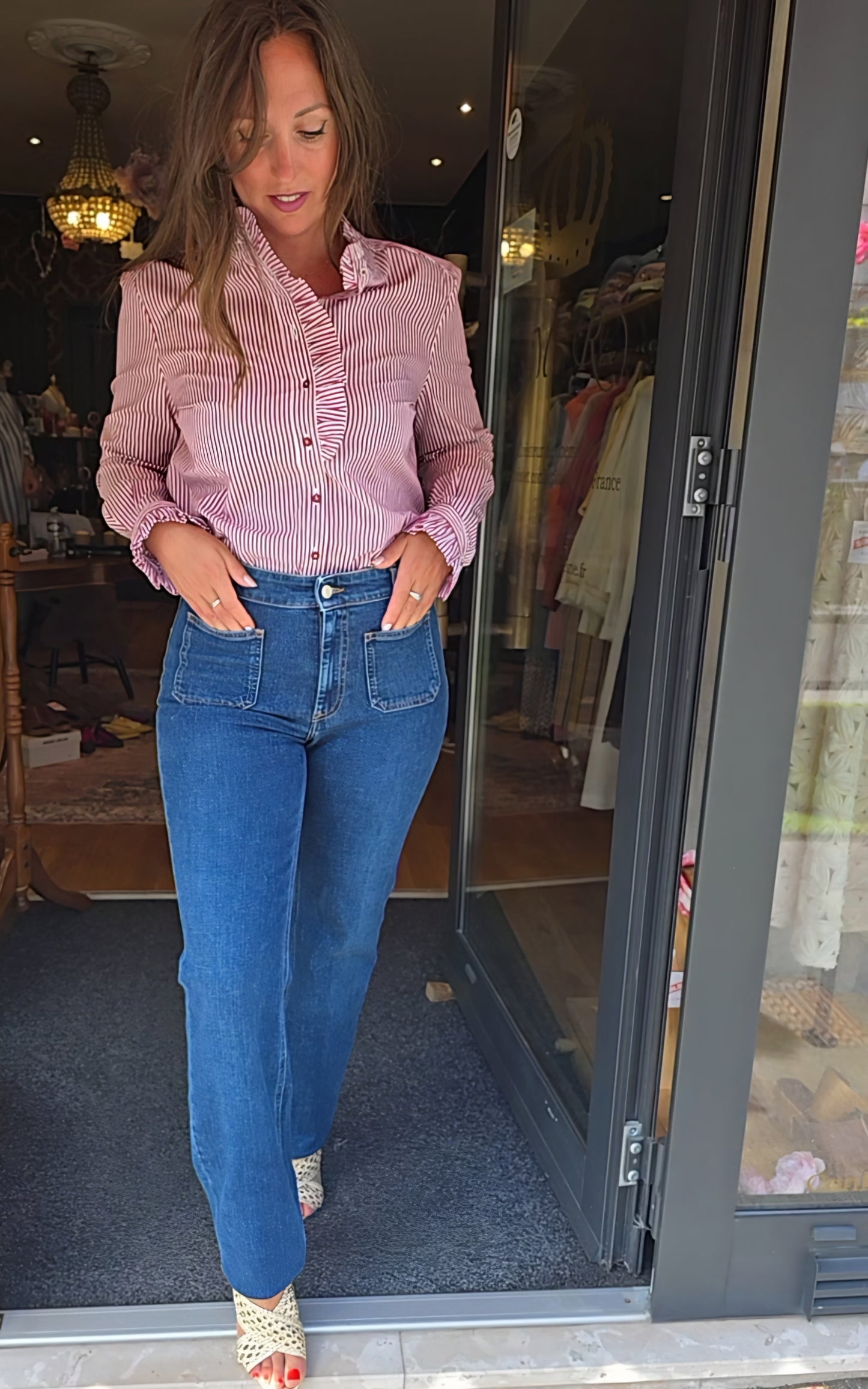 Chemise Bordeaux FLORINE