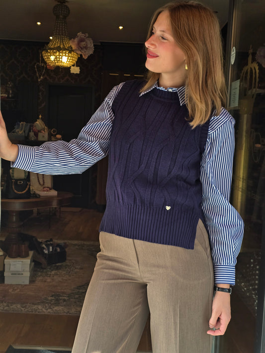 Pull navy GEORGES