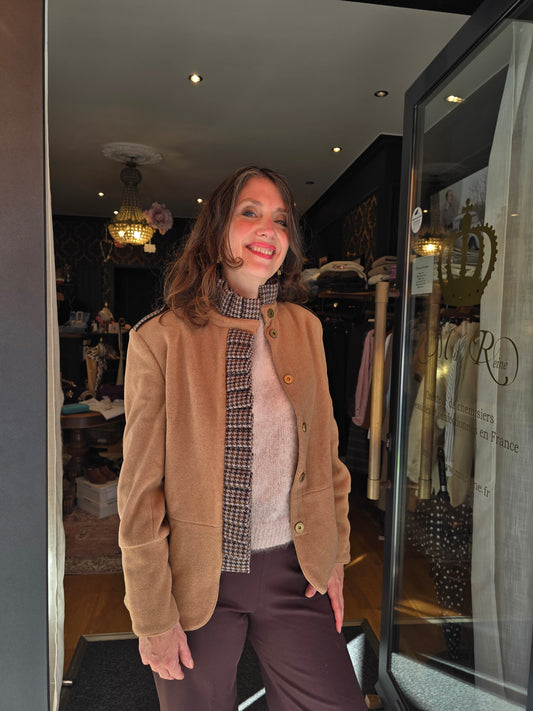 Veste camel REVERIE