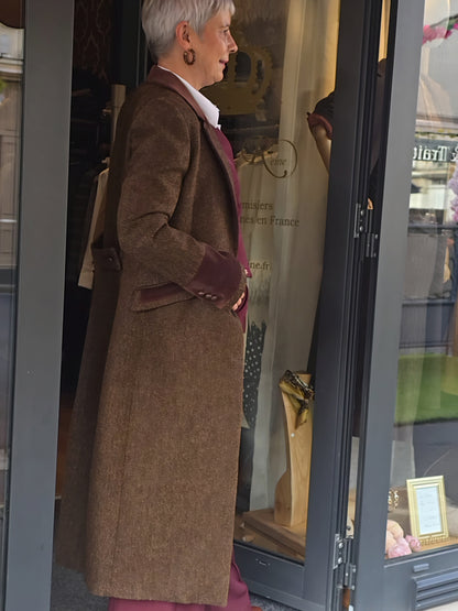 Manteau marron ISIDORE