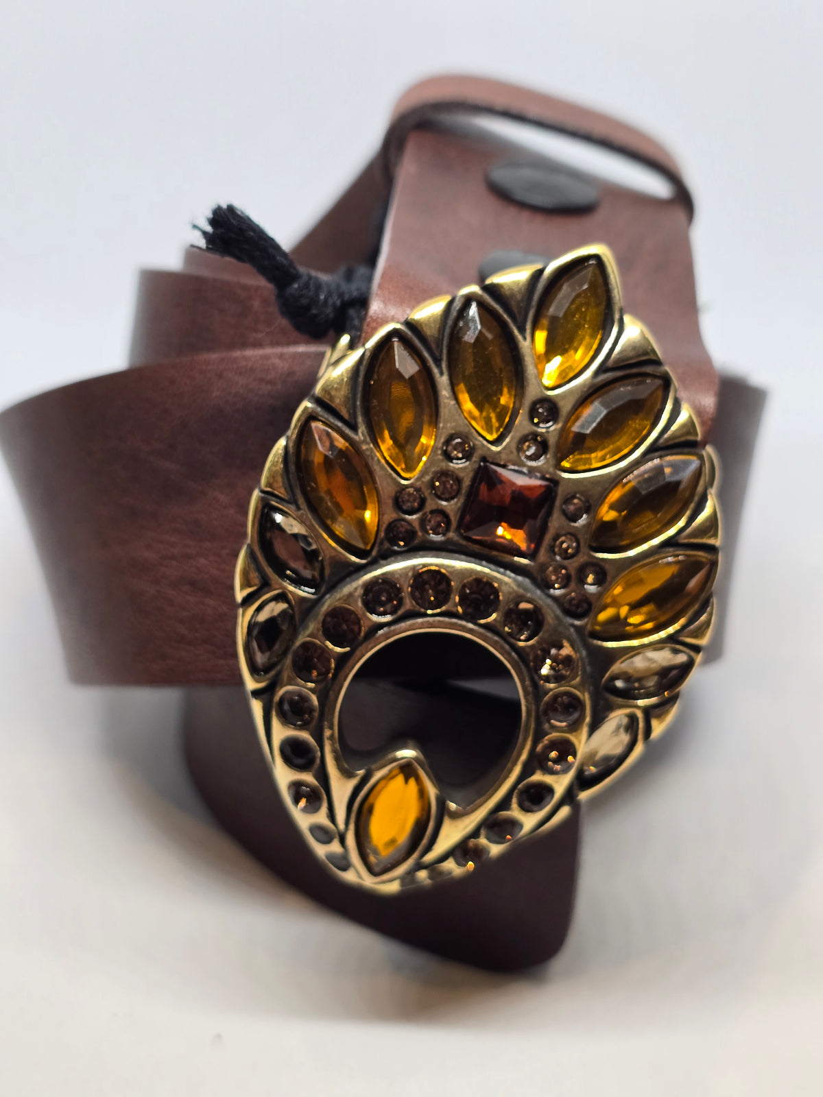 Boucle jaune FLAMME
