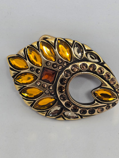 Boucle jaune FLAMME