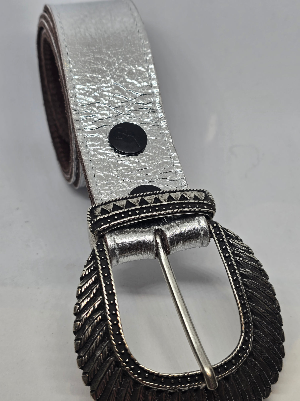 Ceinture laminati Argentée