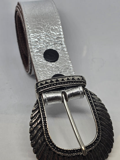 Ceinture laminati Argentée