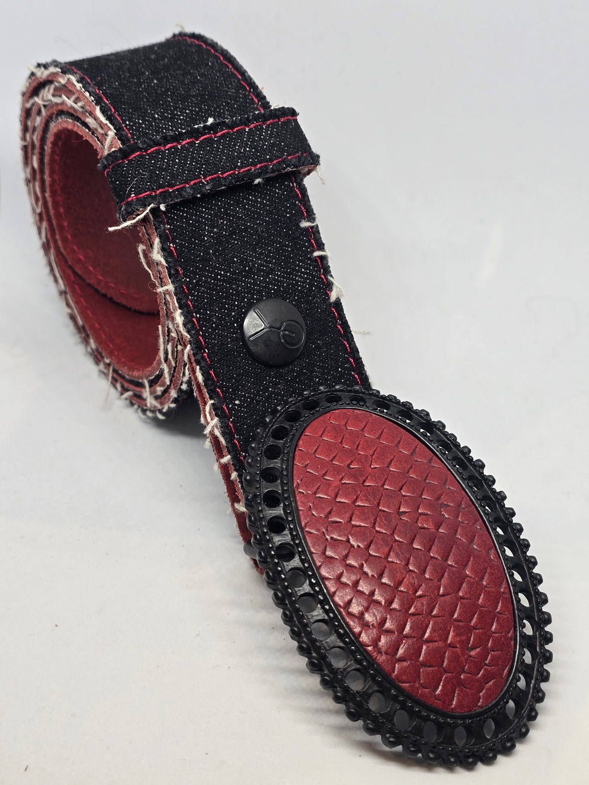 Ceinture noire en jean