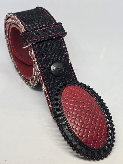 Ceinture noire en jean