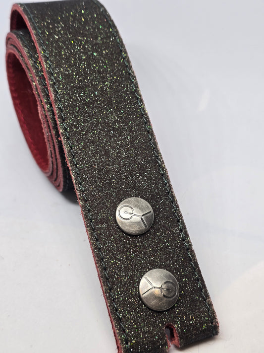 Ceinture verte pailletée