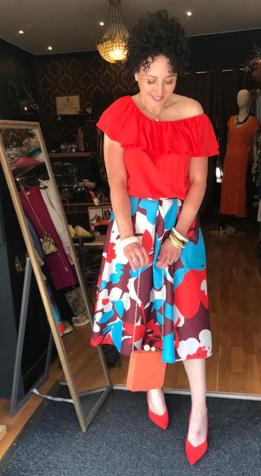 Jupe FLOWER- PRÊT-A-PORTER