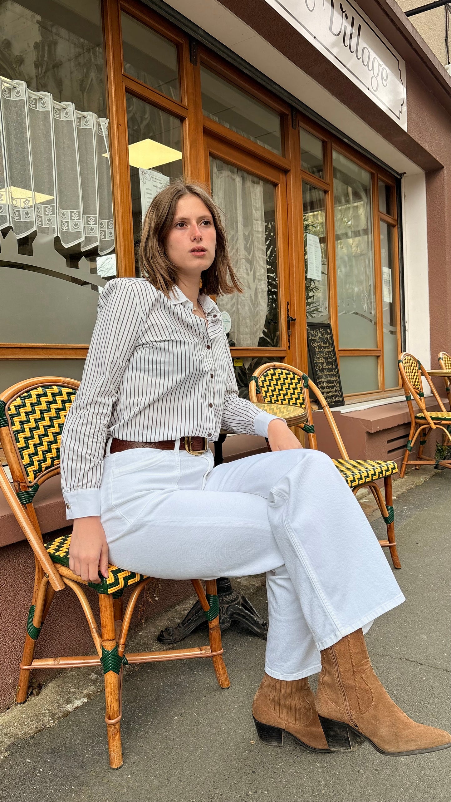 Chemisier rayé ESPERANCE