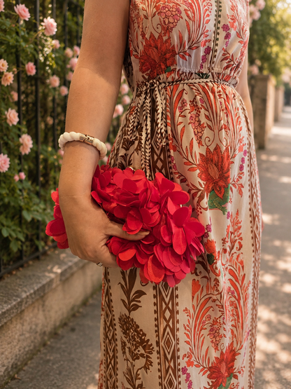 Sac pétales rouge