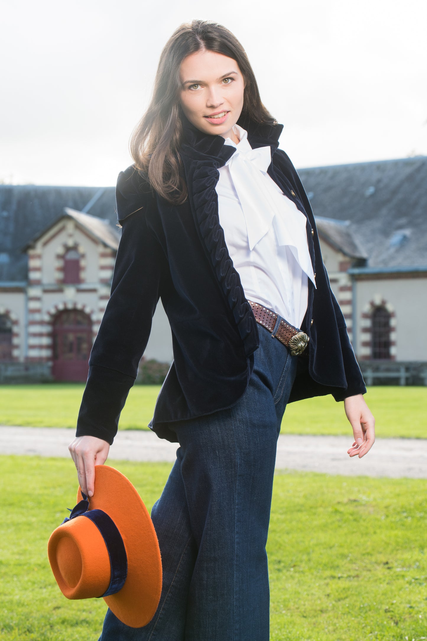 Veste REVERIE Bleu marine - Collection MA REINE